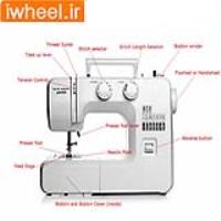 معرفی قسمت های مختلف چرخ خیاطی